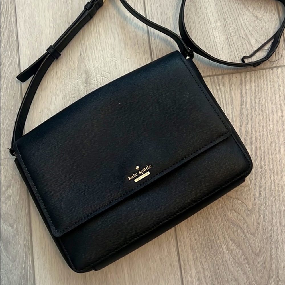 Kate spade black crossbody bag purse